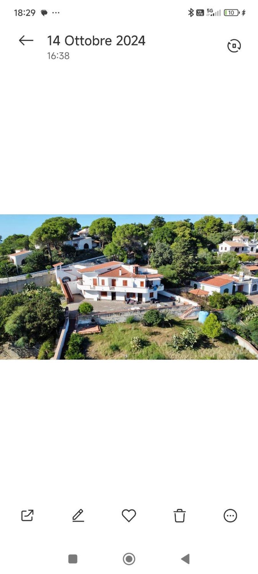 Villamargherita Capo Vaticano Kültér fotó